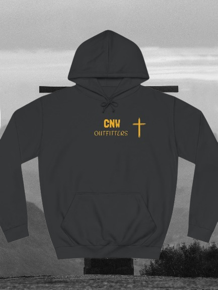 Unisex College Hoodie - 'Jesus' Graphic Sweatshirt for Faith and Community
